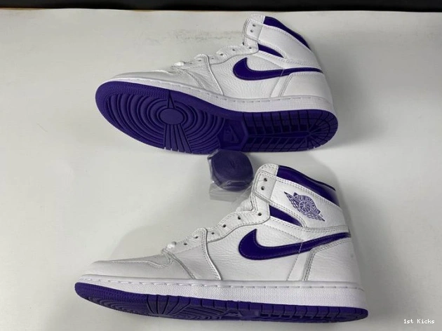 Fashionable RETRO JORDAN CD0461- 822 AIR COURT 1 PURPLE HIGH 0114